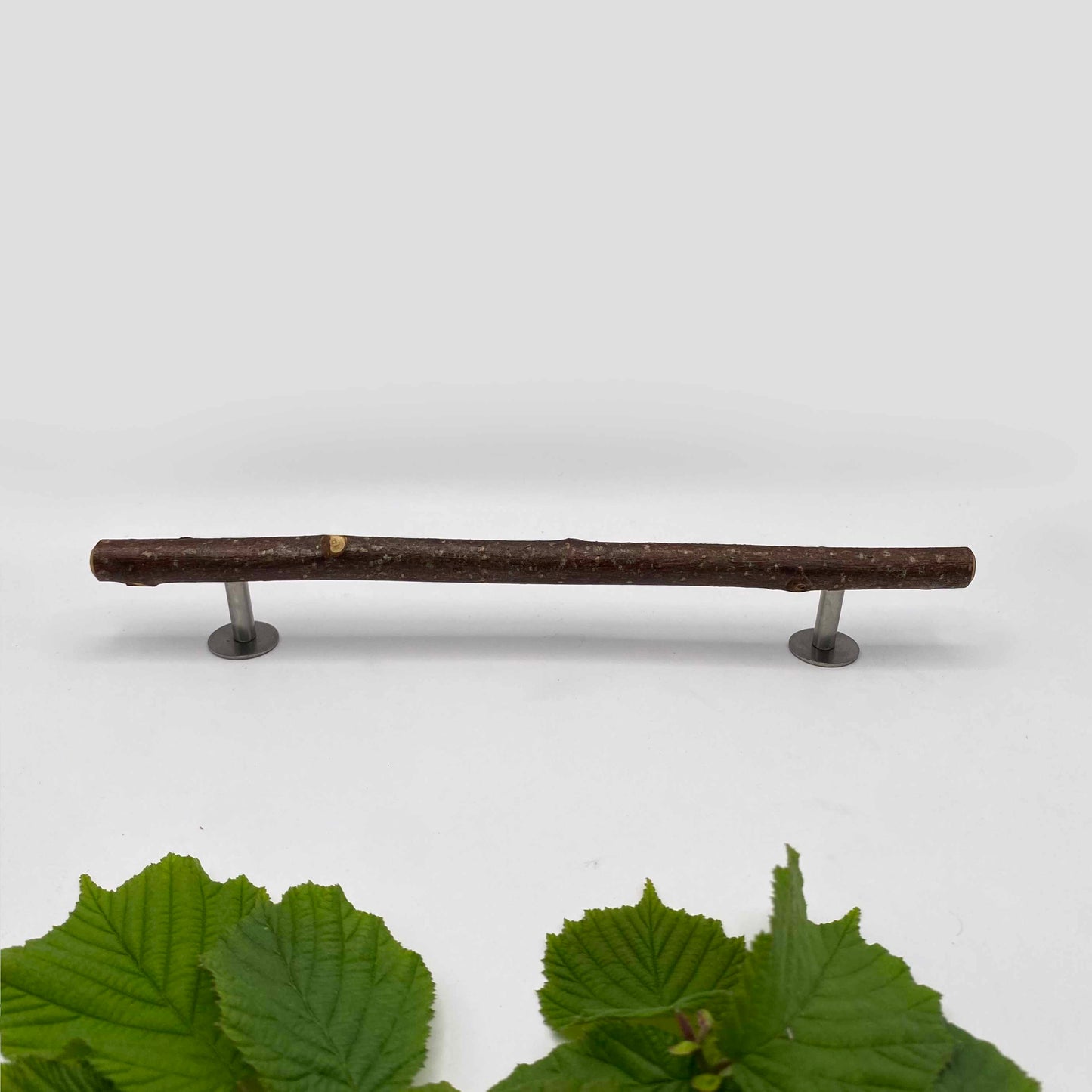 Pull Bar Handle 230 • Hazel & Stainless Steel • Smooth • 6mm