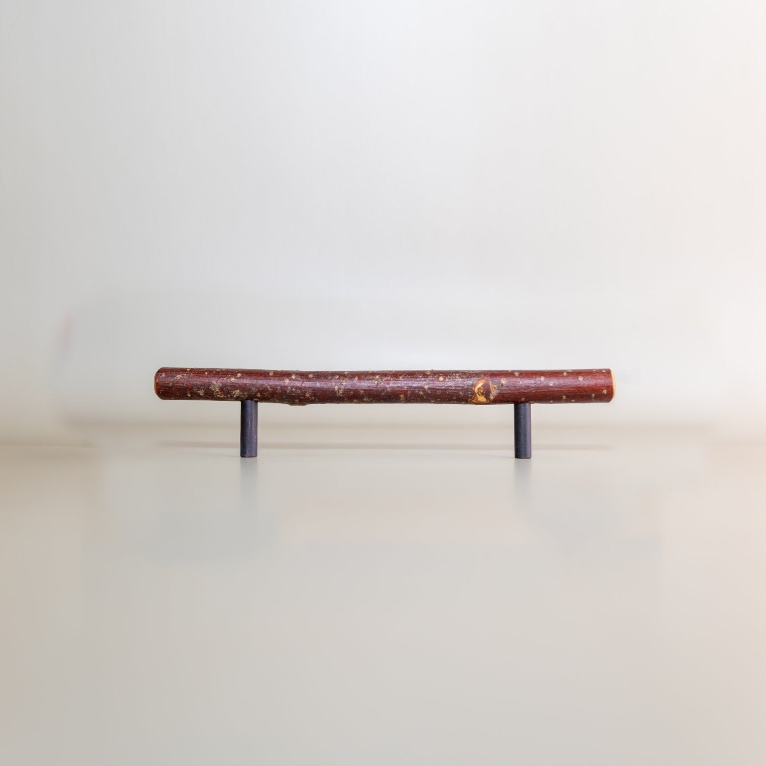 Pull Bar Handle 160 • Hazel & Blackened Brass • Smooth