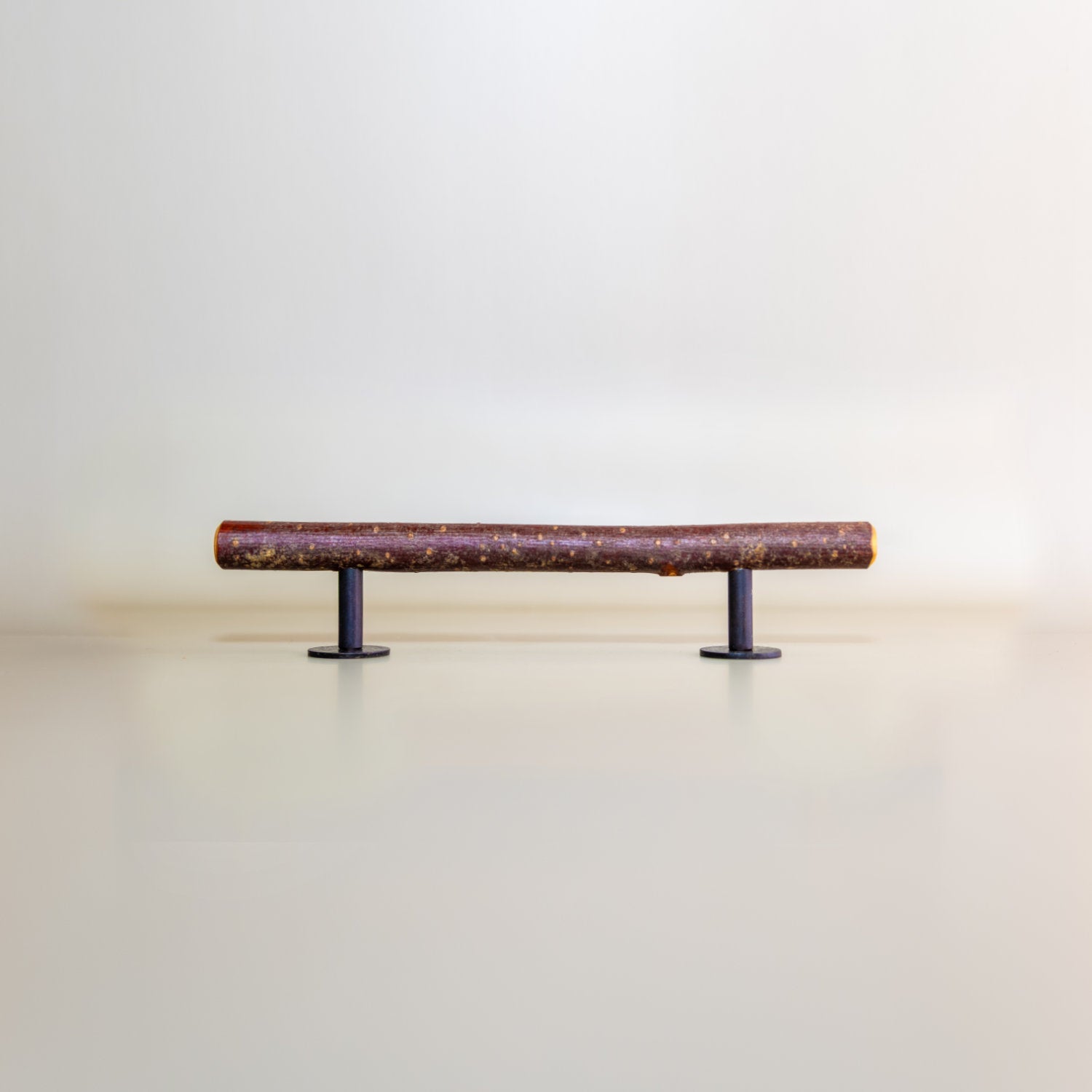 Pull Bar Handle 160 • Hazel & Blackened Brass • Smooth