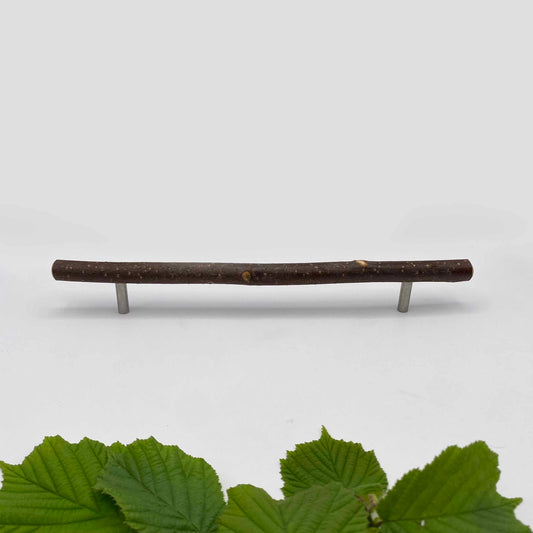 Pull Bar Handle 230 • Hazel & Stainless Steel • Smooth • 6mm