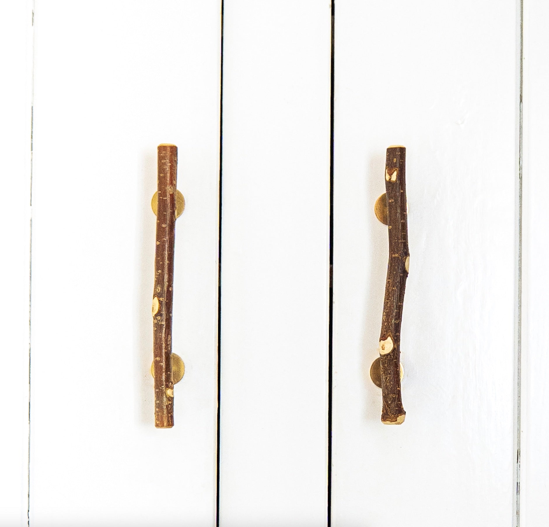 Pull Bar Handle 160 • Hazel & Stainless Steel • Knurled
